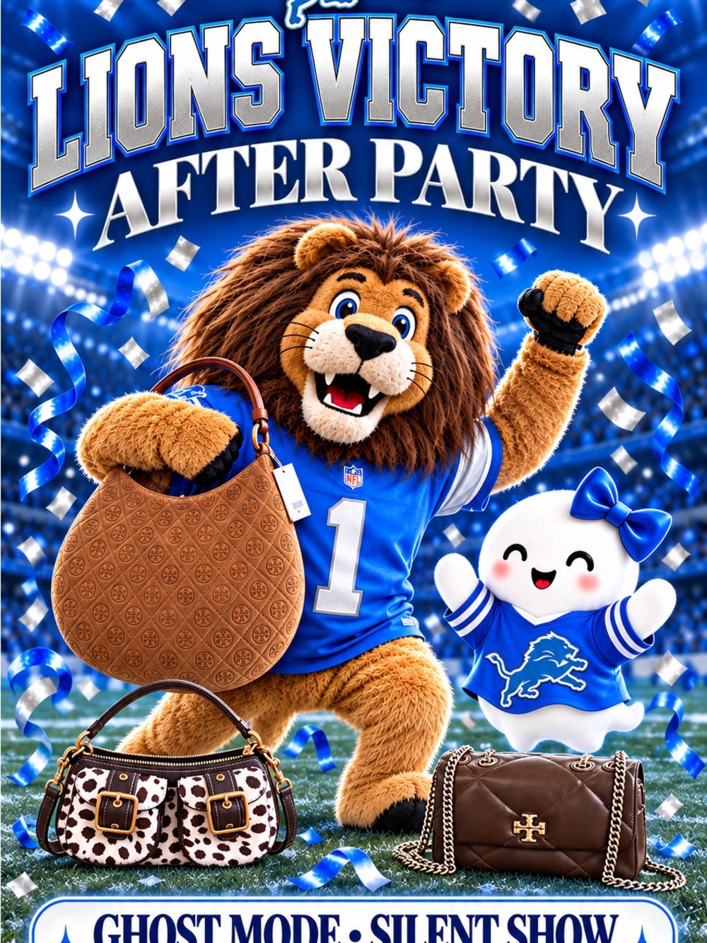 🦁💙 LIONS VICTORY AFTER PARTY! 👻 BIG DISCOUNTS • Ghost Mode Auctions